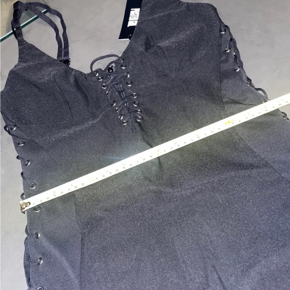 NWT Dolls Kill Poster Grl Stallion Sass Lace Up Mini Dress Size XL - Picture 10 of 16